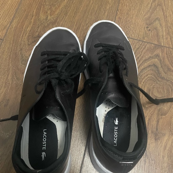 Lacoste black leather trainers - Picture 5 of 6